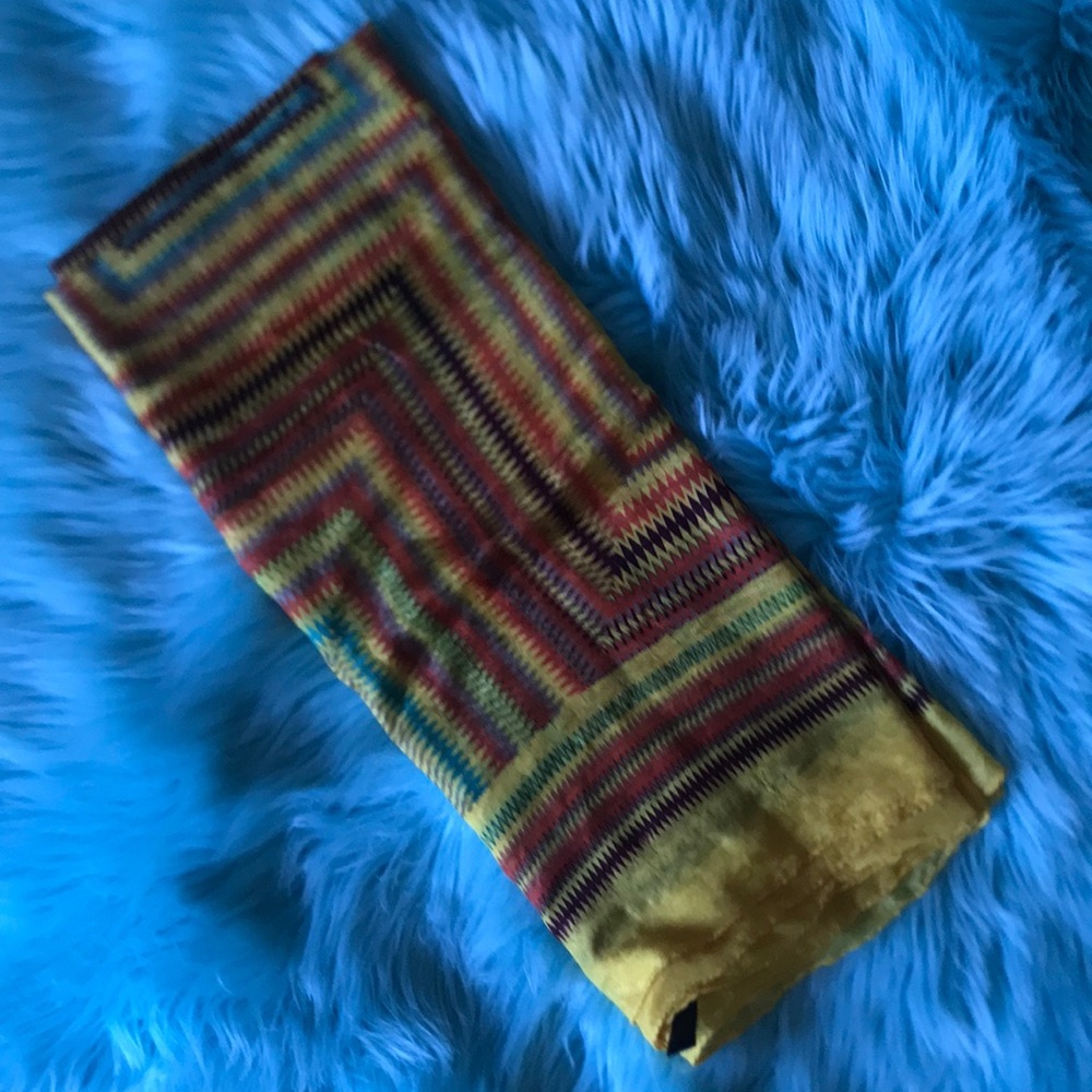 Multi color yellow scarf